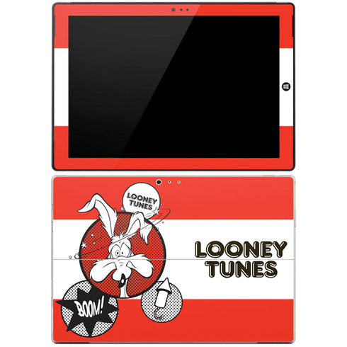 Looney Tunes Wile E Coyote Red Stripes Surface Pro 3 Skin
